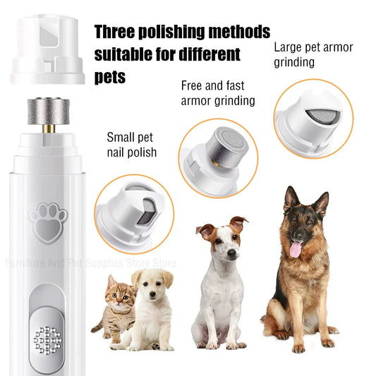 Lima de Uñas Eléctrica para Perros y Gatos — Sin Estrés, Sin Sangre